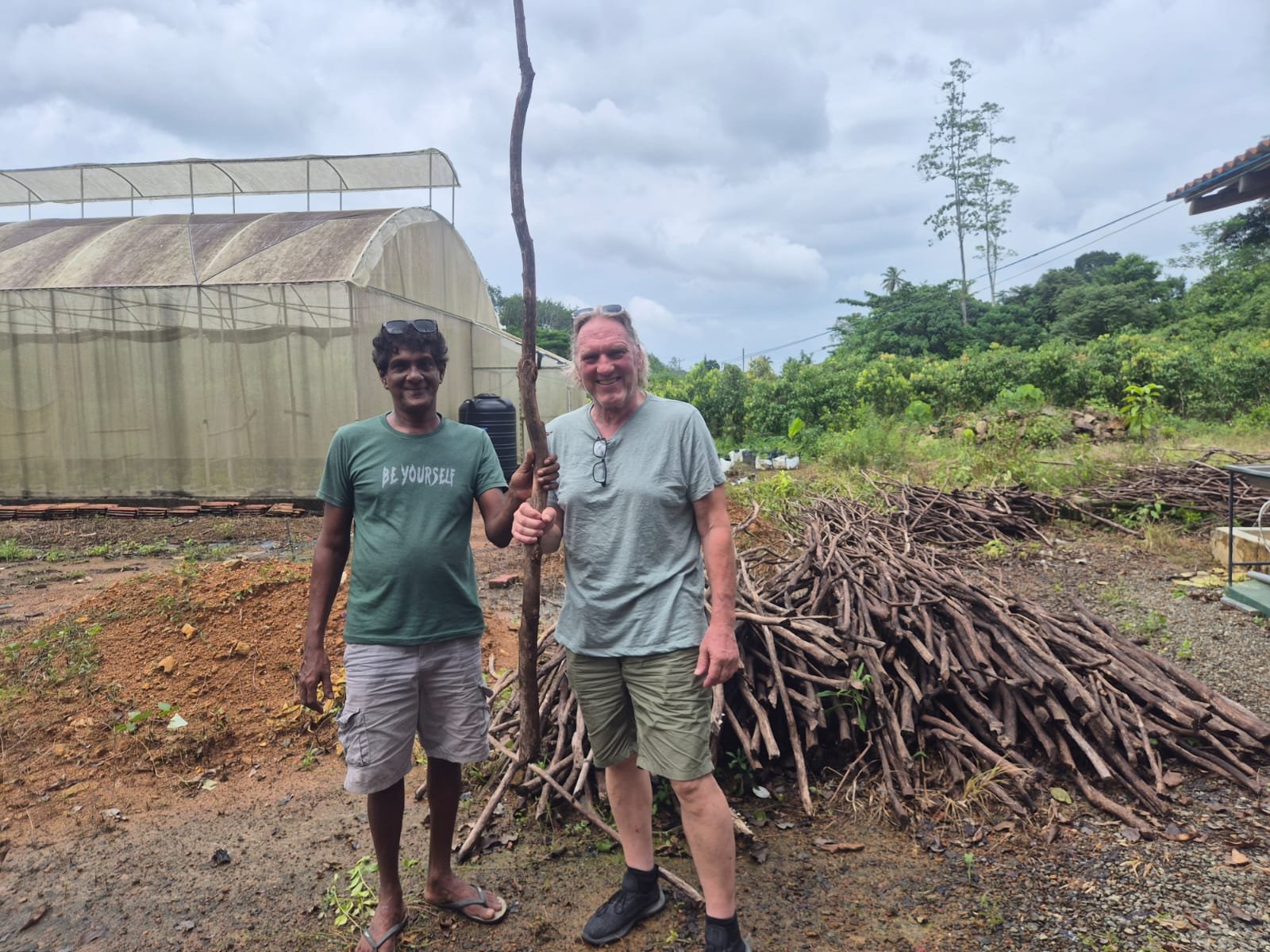 Visita a la granja en Sri Lanka